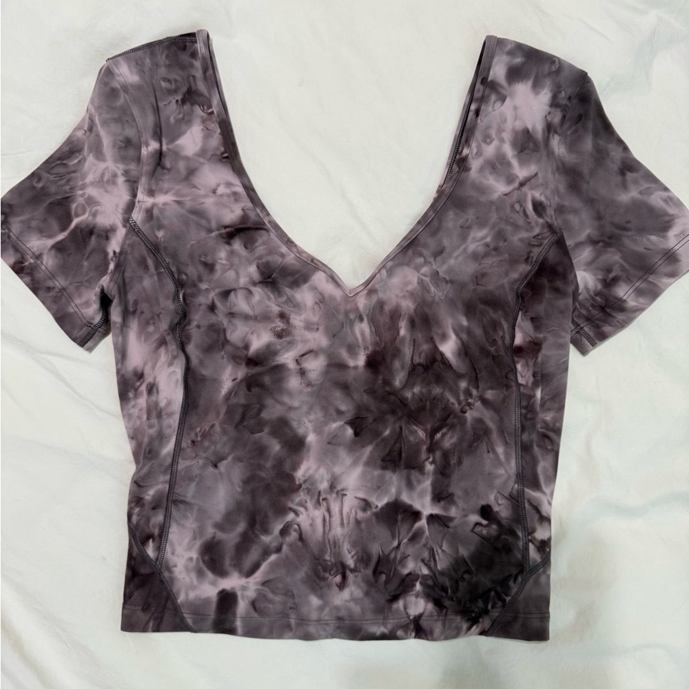 Lululemon Tie-Dye V-Neck Top